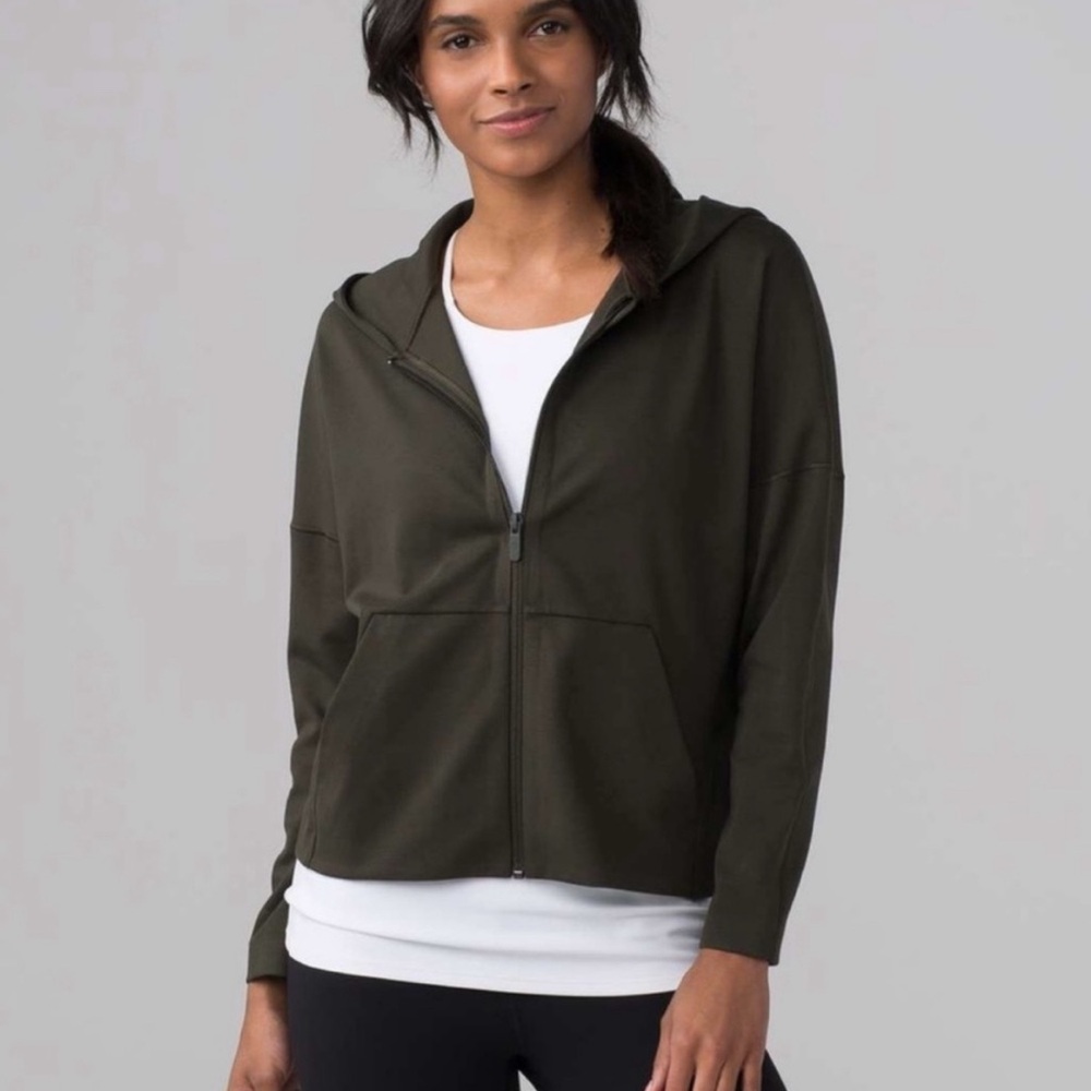Lululemon Athletica Green Boxy Sweatshirt